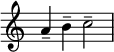  {
\override Score.TimeSignature #'stencil = ##f    \relative c'' {
        a4-- b-- c2-- 
    }

}
