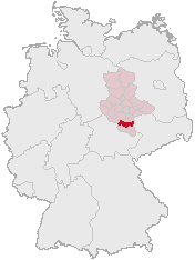 Circondario di Merseburg-Querfurt – Localizzazione