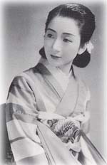 生前の園井恵子。