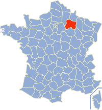 Poziția regiunii Marne