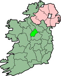 Localização do Condado de Longford na Irlanda