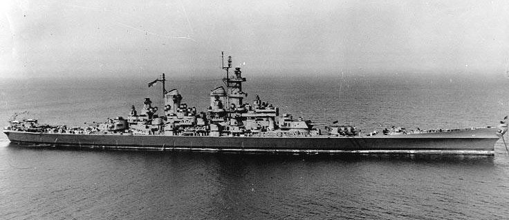 USS Wisconsin in 1944