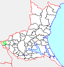 総和町の県内位置図