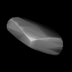 Description de l'image 001040-asteroid shape model (1040) Klumpkea.png.