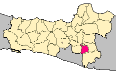 Location within Central Java