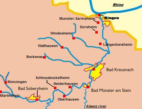 Nahe-Weinregionen