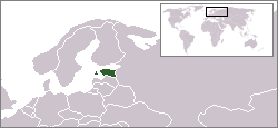 Estonia - Localizzazione