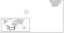 Location of Tristan da Cunha