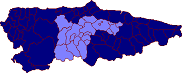 Localisation de Comarque d'Oviedo