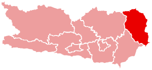 Вольфсберг (округ) на карте