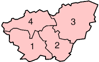 Poziția localității South Yorkshire