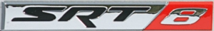 SRT-Logo am Heck eines SRT8