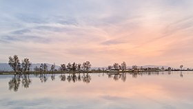 Закат на «Комсомольском озере»