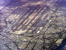 Vue générale de l'aéroport de Dubaï.