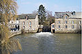 Le moulin d'Acigné, à cheval sur les deux communes.