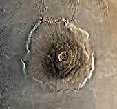 Image satellite de l'Olympus Mons.