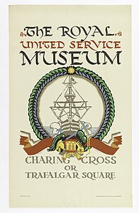 Poster, The Royal United Service Museum, for London Underground (1921)