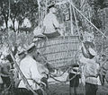 Batalla de Liaoyang, Observadores en la cesta de un globo ruso.