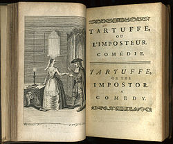 Tartuffe, painos vuodelta 1739.