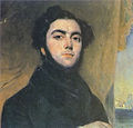 Eugène Sue in 1835 overleden op 3 augustus 1857