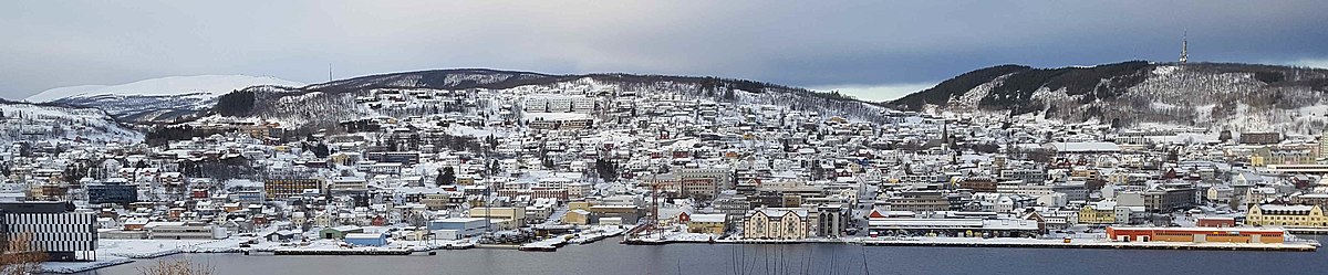 Vinterbilde tatt fra Gangsås