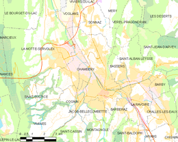 Chambéry – Mappa