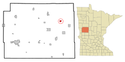 Location of New York Mills, Minnesota