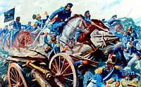 In the cavalry charges of the Mexican War US Dragoons used their sabers to slash their way through enemy lines
