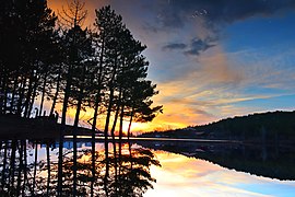 Sunset in Yozgat Fatih Nature Park