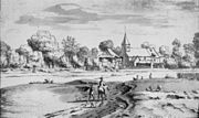 Het dorp Itteren bij Maastricht (J. de Grave, 1676)