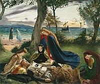 La mort du roi Arthur. Tableau de James Archer (1860).