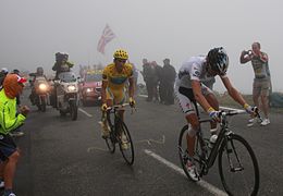 Le duel Andy Schleck-Contador en 2010.