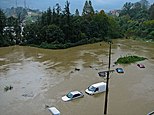 Flood in Hernani, Gipuzkoa, November 2011