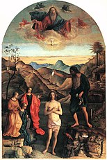 Battesimo di Cristo di Giovanni Bellini (1500-1502), chiesa di Santa Corona, Vicenza
