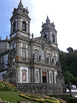 Santuariu de Bom Jesus do Monte en Braga.