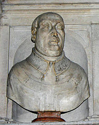 Büste von Kardinal Giovanni Arcimboldi im Mailänder Dom