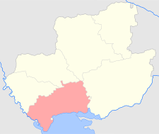 Location in the Kherson Governorate