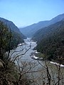 Ganges-Mäander nahe der Stadt Rishikesh