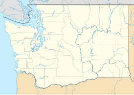 Map showing the location of Grays Harbor National Wildlife Refuge