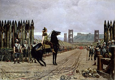 Henri-Paul Motte, Vercingétorix es rendeix a Cèsar, 1886.