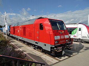 245 003 auf der InnoTrans 2012 in Berlin