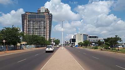 Botswana Gaborone I Towers.