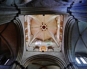 Interior del cimborrio de la Iglesia de Saint-Étienne de Caen