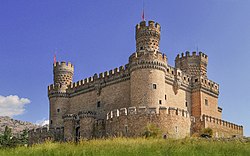 Castle of the Mendoza in Manzanares el Real