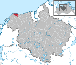 Kaart van Kühlungsborn
