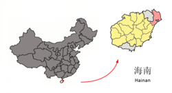 文昌市的地理位置