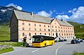 Postauto am Simplon-Hospiz auf dem Simplonpass