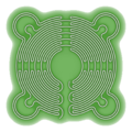 Saffron Walden turf maze (diagram)