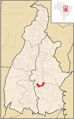 Localização de Silvanópolis no Tocantins