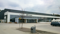 ABB Arena Nord i Västerås: Ishockeyarenan på Rocklunda IP.